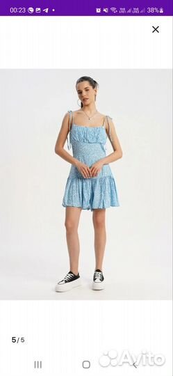 Комбинезон летний с юбкой-шортами