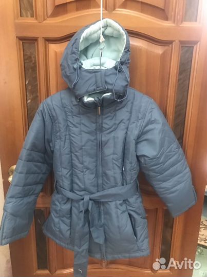 Куртка -пуховик детский зимняя размер 122