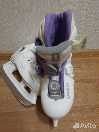 Коньки детские раздвижные 32-34