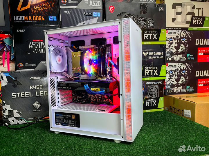 Новый игровой пк Ryzen 5 / 32 Gb / RTX 3060 Ti