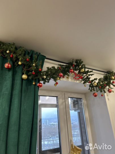 Гирлянда/ украшение на окно/ дверной проем