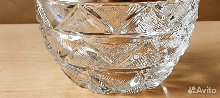Салатница / Конфетница. Хрусталь. Металл. СССР