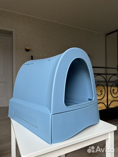 Кошачий закрытый домик туалет (лоток)