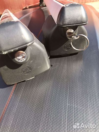 Багажник на рейлинги Skoda