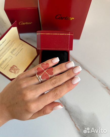 Кольцо Cartier Картье гвоздь золото бриллианты