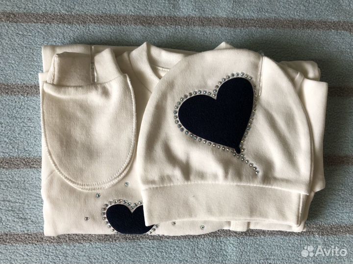 Новый набор для новорождённых (слип, шапочка.)