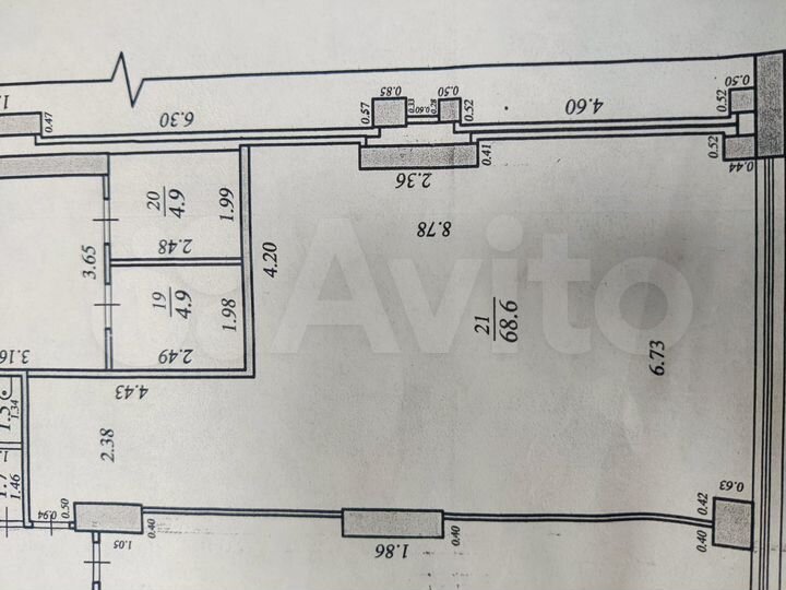 Офис, 68.6 м²