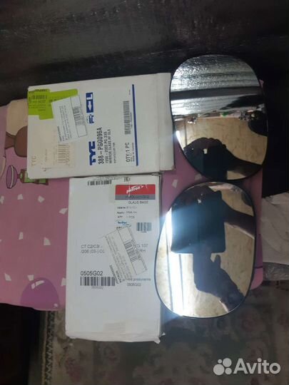 Стекло зеркала Peugeot 206,Citroen Xsara Picasso