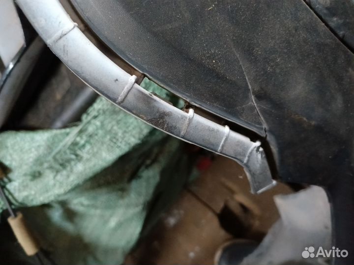 Губа заднего бампера киа Рио х- лайн