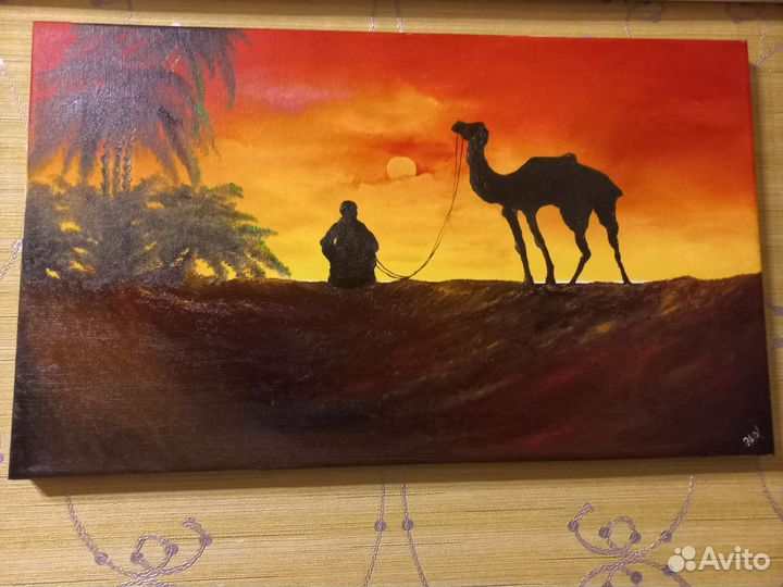 Картина маслом холст