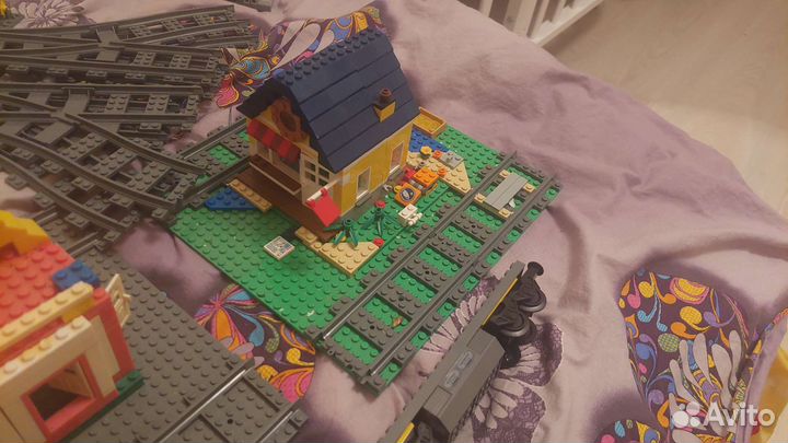 Куча lego sity trains 10 кг