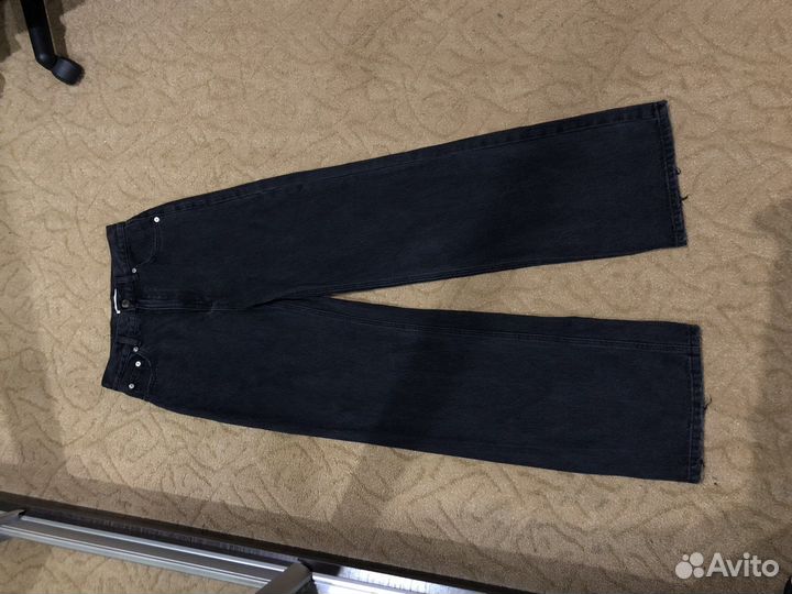 Джинсы pull and bear 36 женские широкие