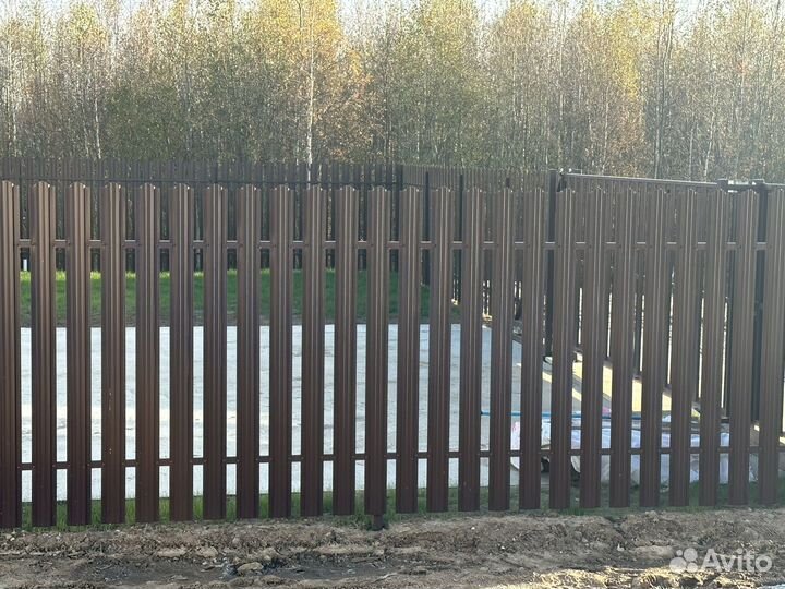 Заборы из Профнастила под ключ