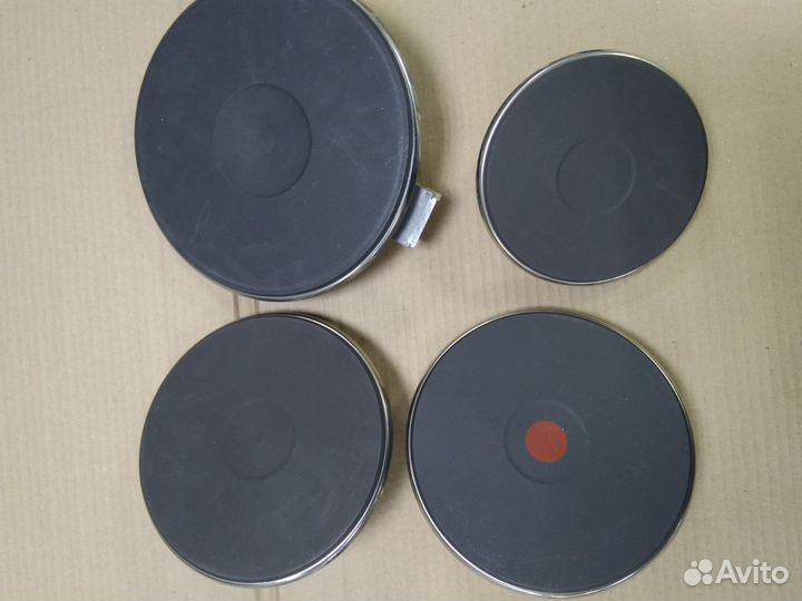 Электро конфорки чугунные, на стеклокерамику