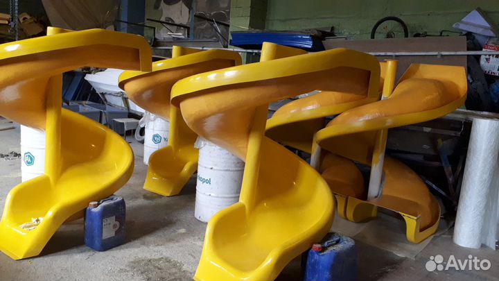 Скат винтовой горка