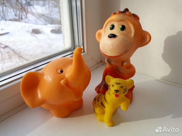 Резиновые игрушки СССР