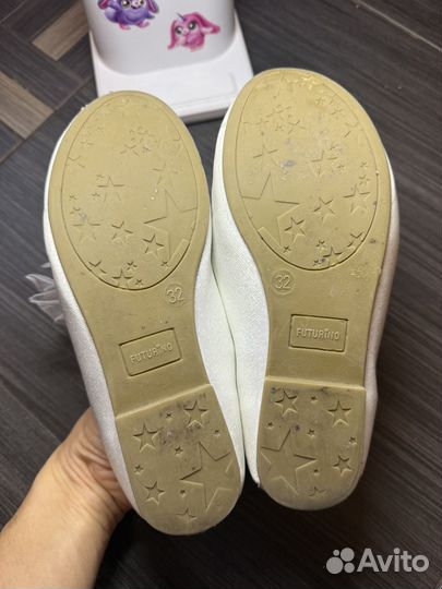 Балетки нарядные для девочки 32