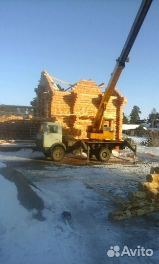 Аренда и услуги автокрана, 14 м, с гуськом 7 м