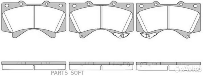 Колодки торм.диск. Land Cruiser 150 2127102