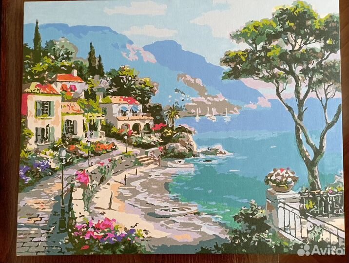 Картина по номерам готовая