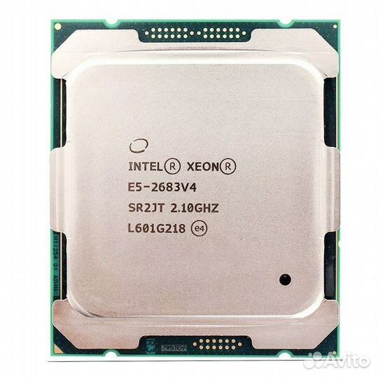 Intel Xeon E5-2683v4 16с/32t, 2.1-3.0GHz 120W