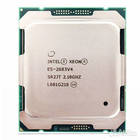 Intel Xeon E5-2683v4 16с/32t, 2.1-3.0GHz 120W