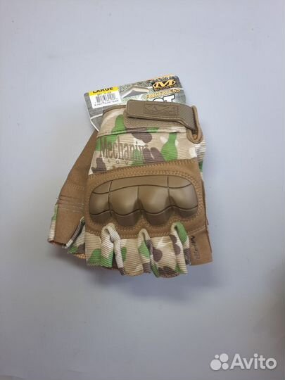 Тактические беспалые перчатки