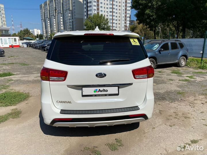 Kia Carnival 2.2 AT, 2017, 131 000 км