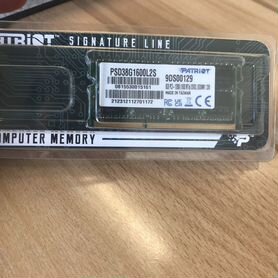 Оперативная память Patriot PSD38G1600L2S DDR3L - 1