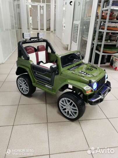 Детский электромобиль jeep