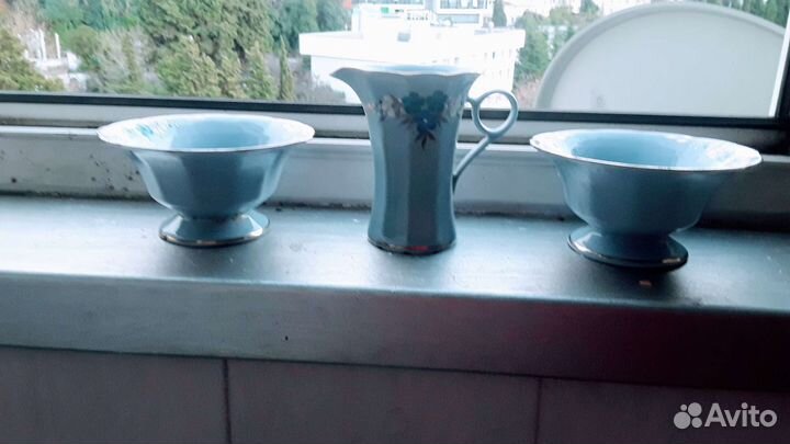 Семикаракорский кувшин, пиалы и сливочник