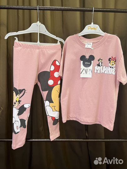 Футболка и лосины для девочки zara