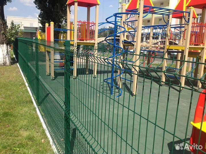 Ограждение участков детского сада в Пречистом