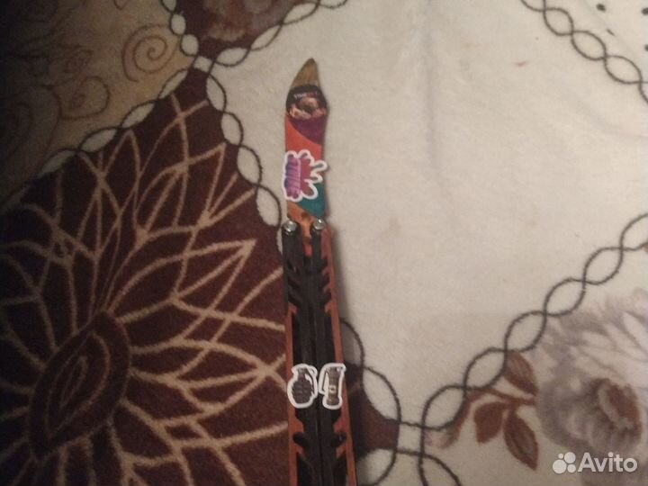 Деревянный нож бабочка