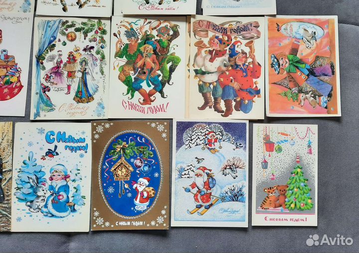 Открытки СССР, 80-х годов, 21 шт. лот