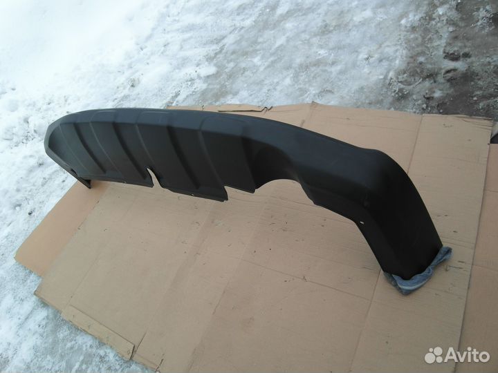 Спойлер юбка заднего бампера Honda CR V 3 2010-12