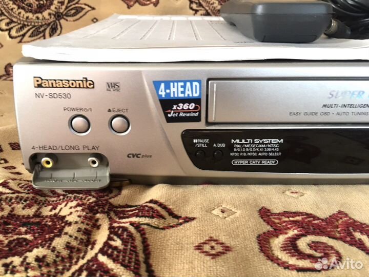 Видеомагнитофон panasonic NV SD530