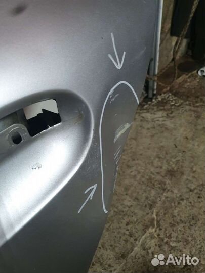 Дверь задняя renault symbol 1.4