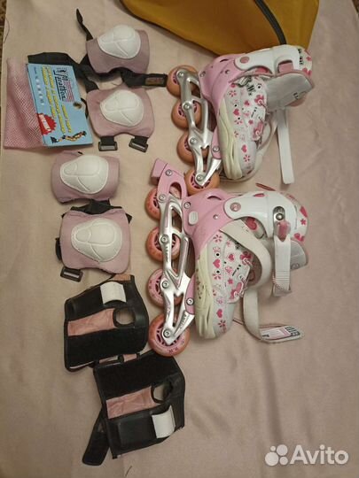 Роликовые коньки детские раздвижные