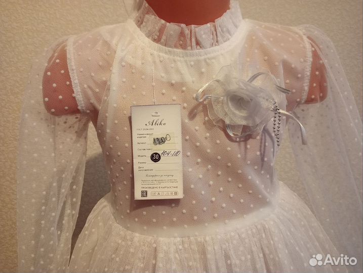 Белое платье для девочки