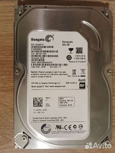 Жесткий с виндовс 10 диск Hdd 500 гб SATA 3.5