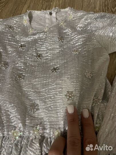 Новогодний костюм (снежинка, снегурочка )