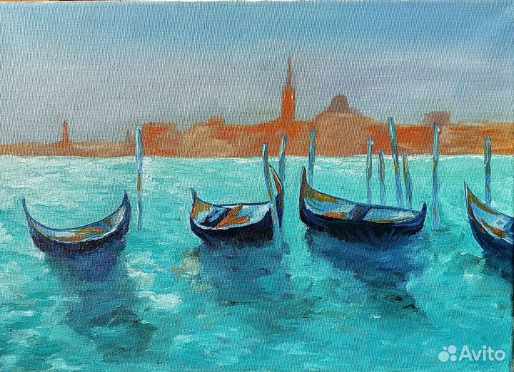 Картина, Венеция, море