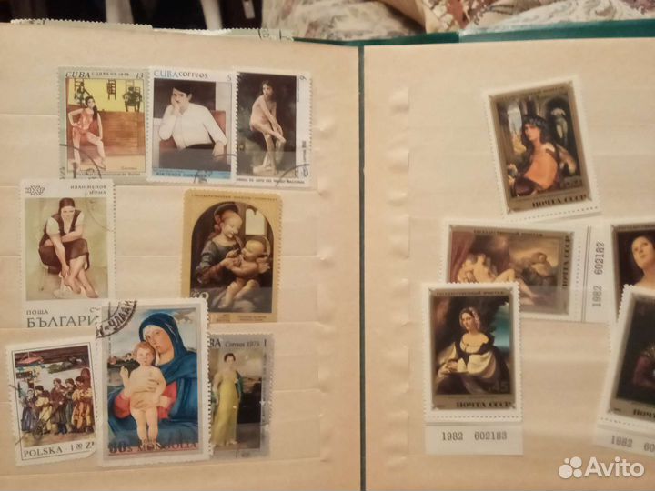 Почтовые марки СССР искусство