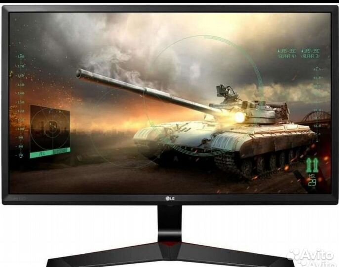 Монитор LG 24MP59G, 1920x1080, 75 Гц, IPS, черный