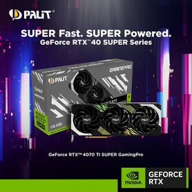 RTX 4070 Ti Super 16Gb новая видеокарта Palit