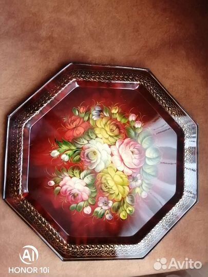 Жостовский поднос авторский новый 44 см