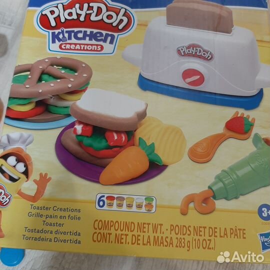 Play doh набор тостер