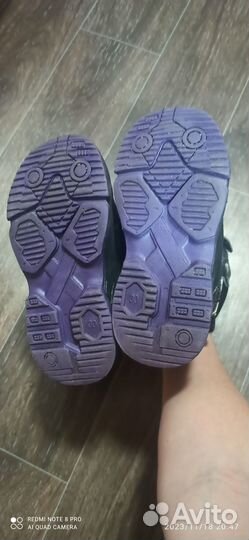 Зимние сапоги для девочки 30