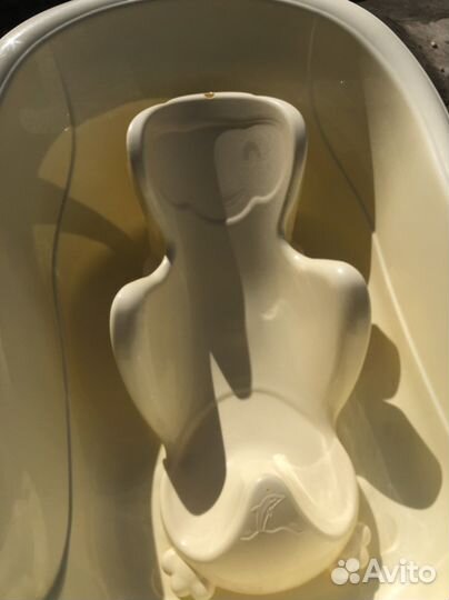 Детская ванночка с горкой + термометр